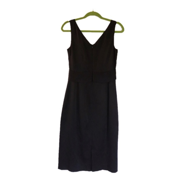 ELIE TAHARI Women’s Silk Cocktail Black Dress - 8 - Picture 3 of 7